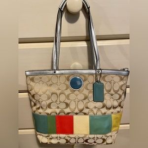 Coach Signature Fabric Tote